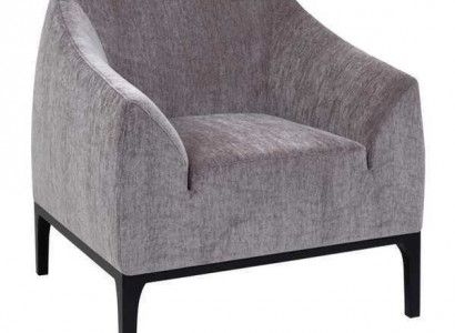 Gray living room armchair upholstered armchair single-seater modern recliner